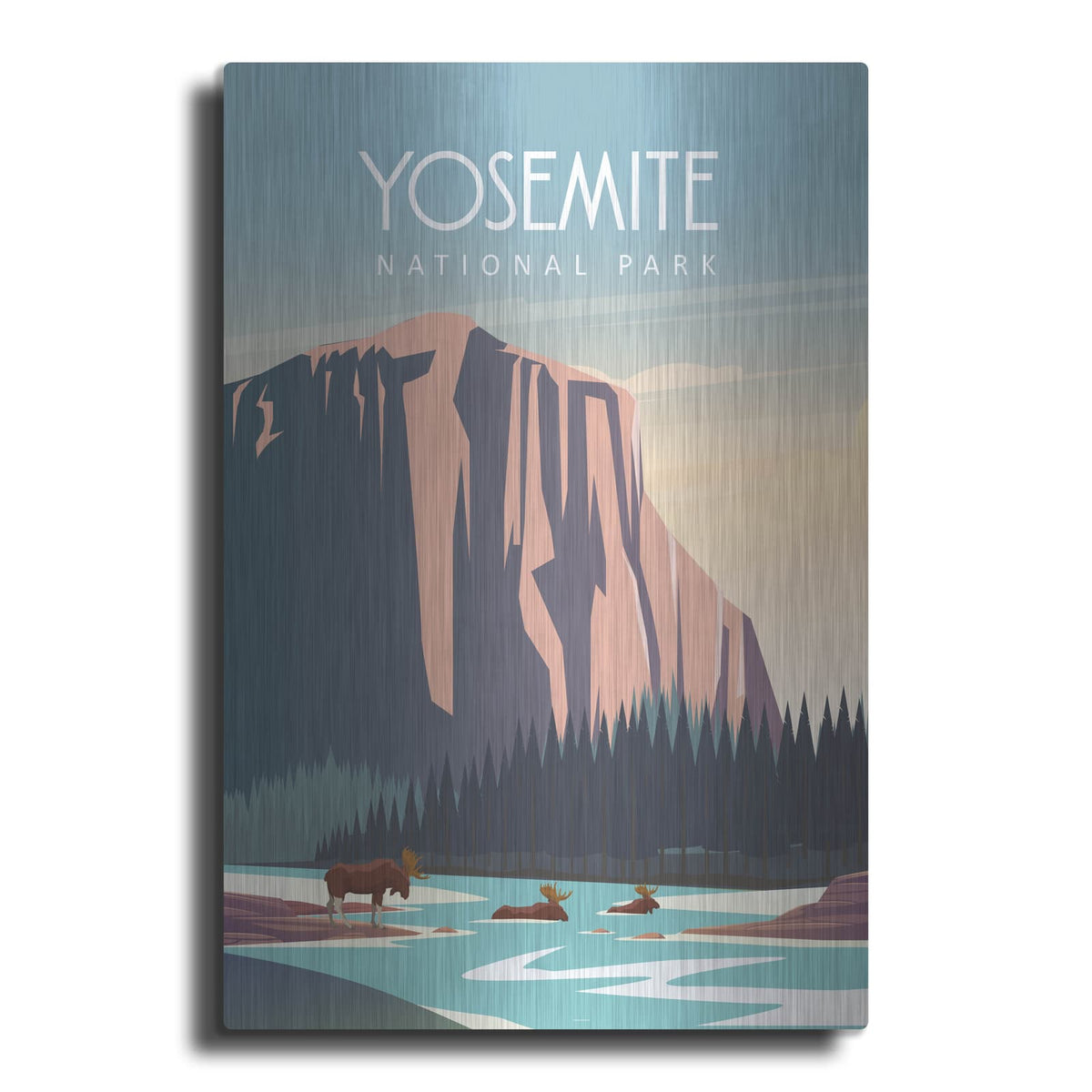 'Yosemite National Park' by Arctic Frame – Metal Wall Art