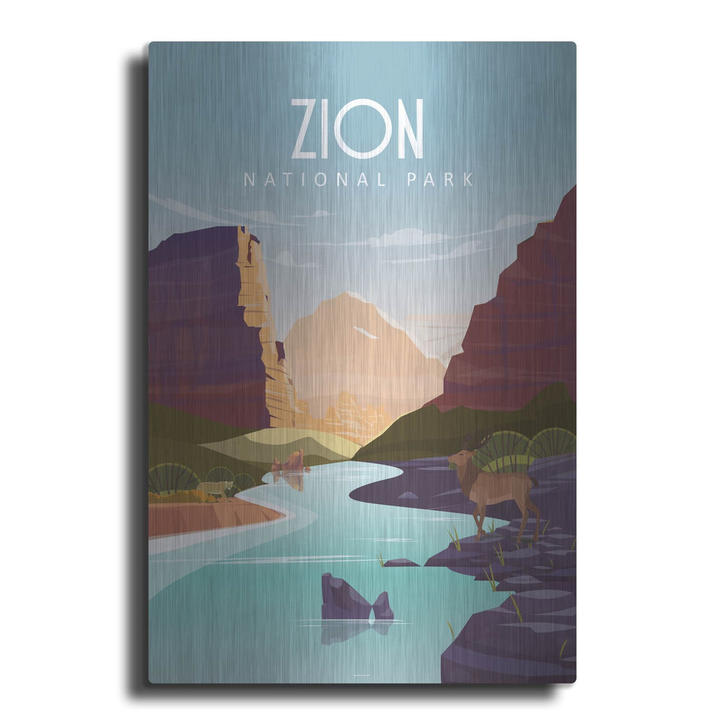 'Zion National Park' by Arctic Frame – Metal Wall Art