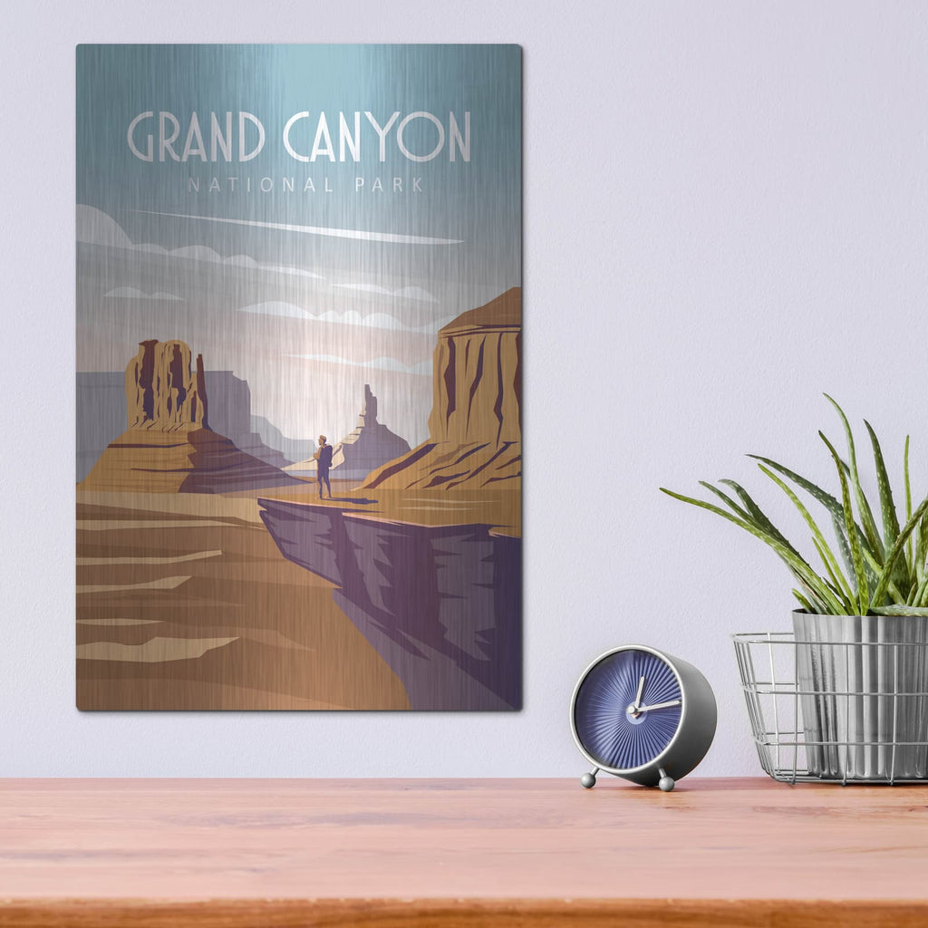 'Grand Canyon National Park' by Arctic Frame – Metal Wall Art, 12x16 room view