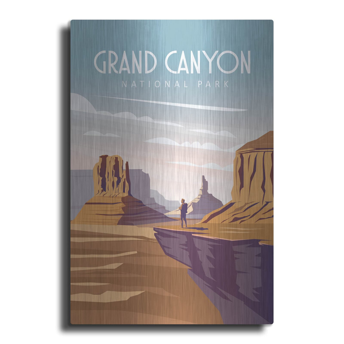 'Grand Canyon National Park' by Arctic Frame – Metal Wall Art