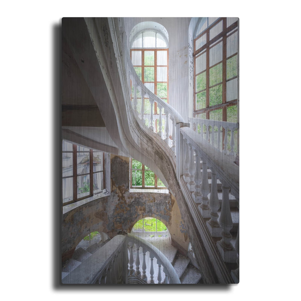 'Curved Stairs' by Roman Robroek – Metal Wall Art