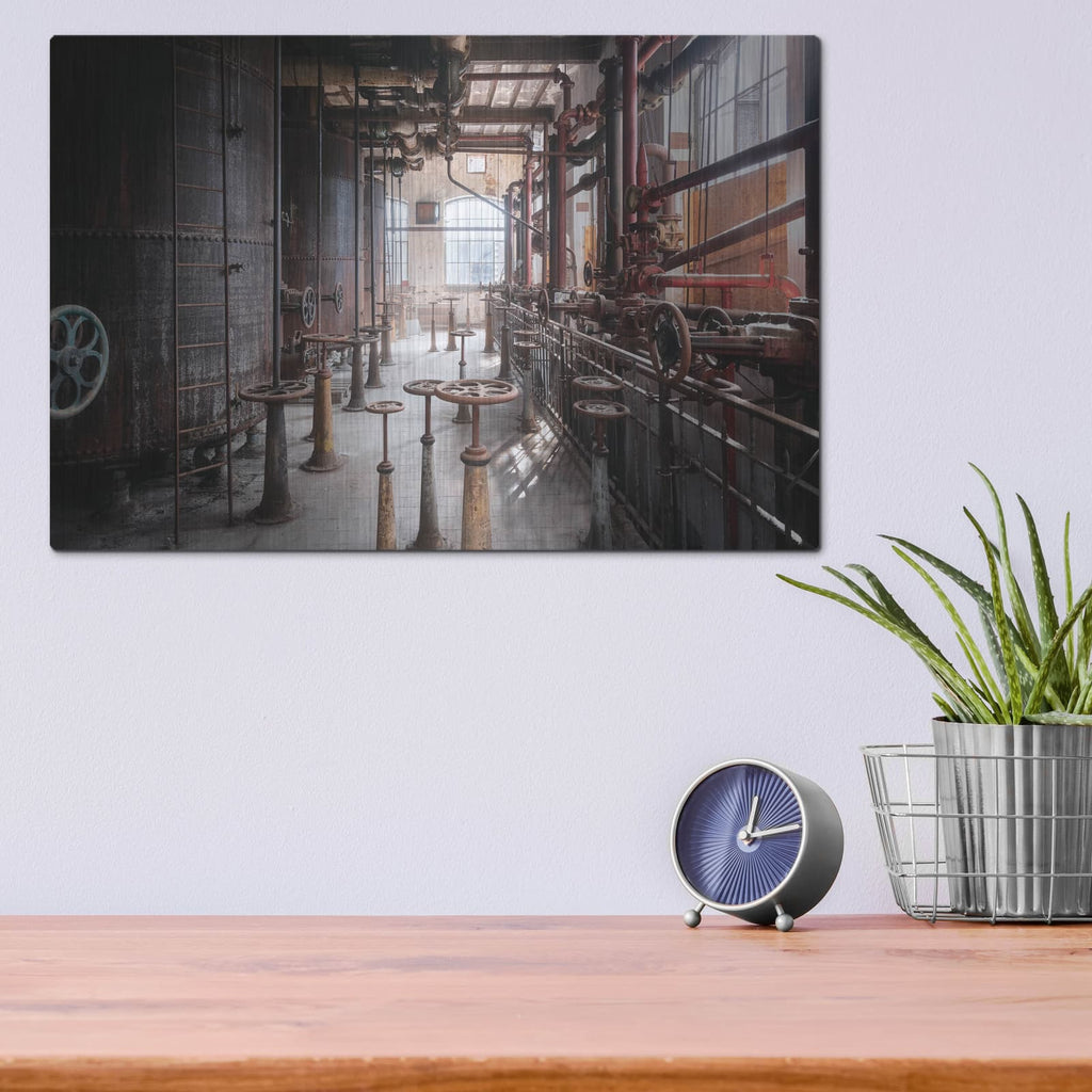 'Industrial Herritage' by Roman Robroek – Metal Wall Art, 16x12 room view