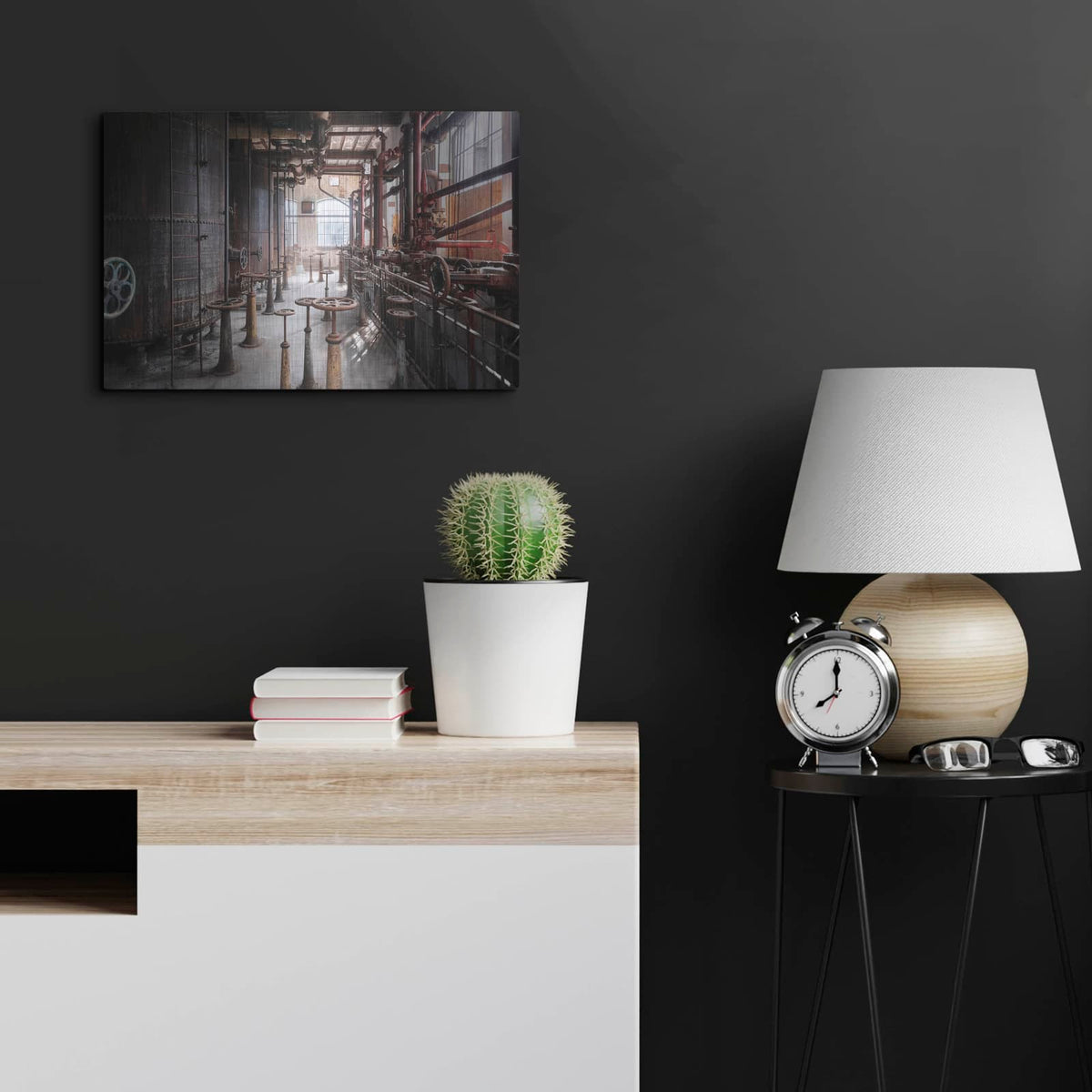 'Industrial Herritage' by Roman Robroek – Metal Wall Art, 24x16 room view