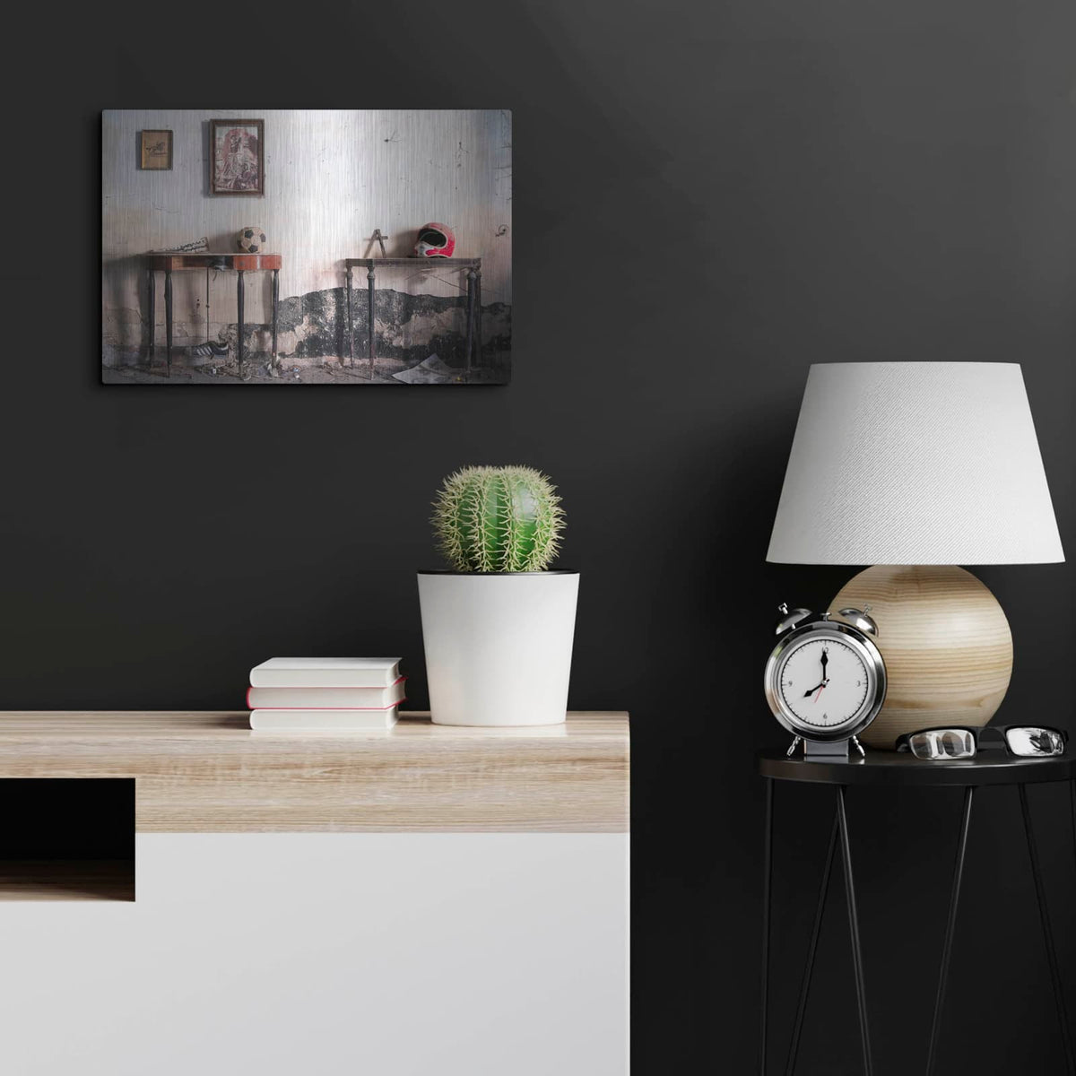 'Forgotten Objects' by Roman Robroek – Metal Wall Art, 24x16 room view