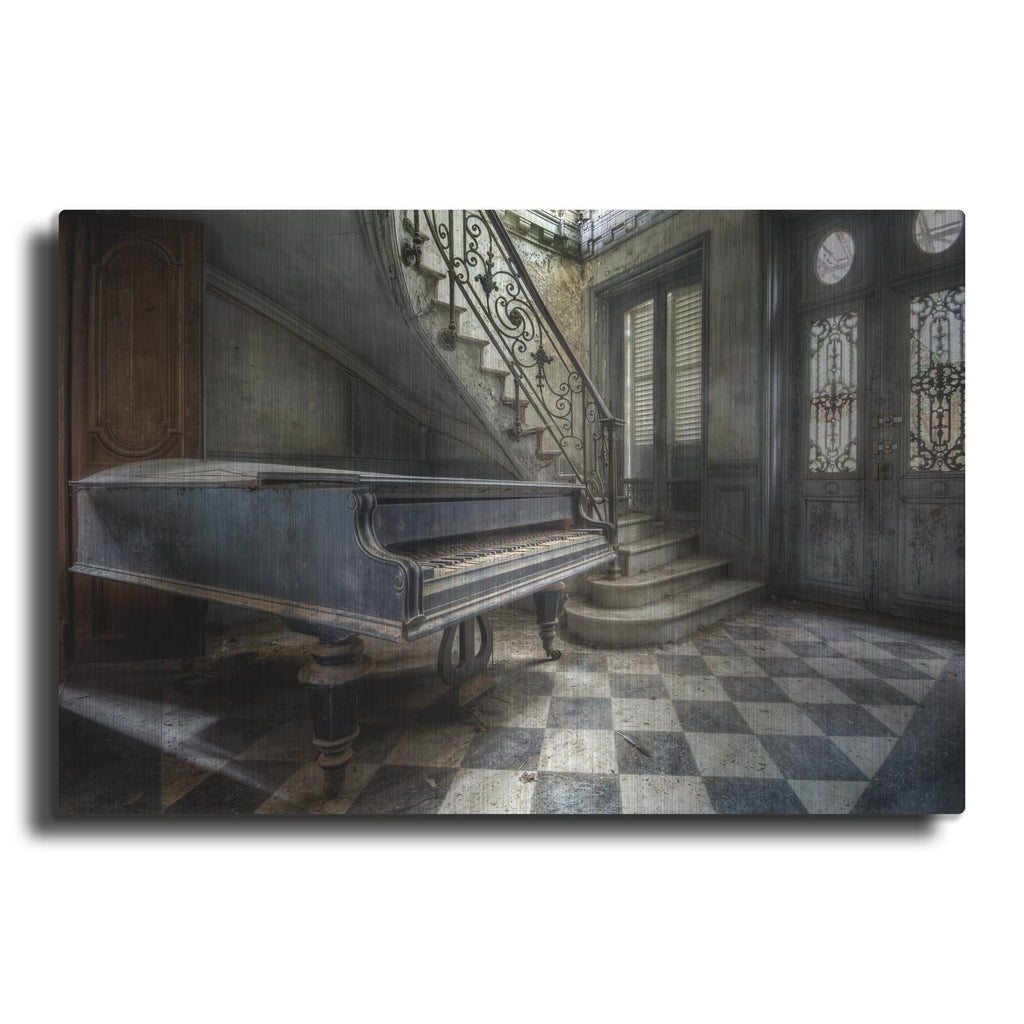 'Piano Hall' by Roman Robroek – Metal Wall Art