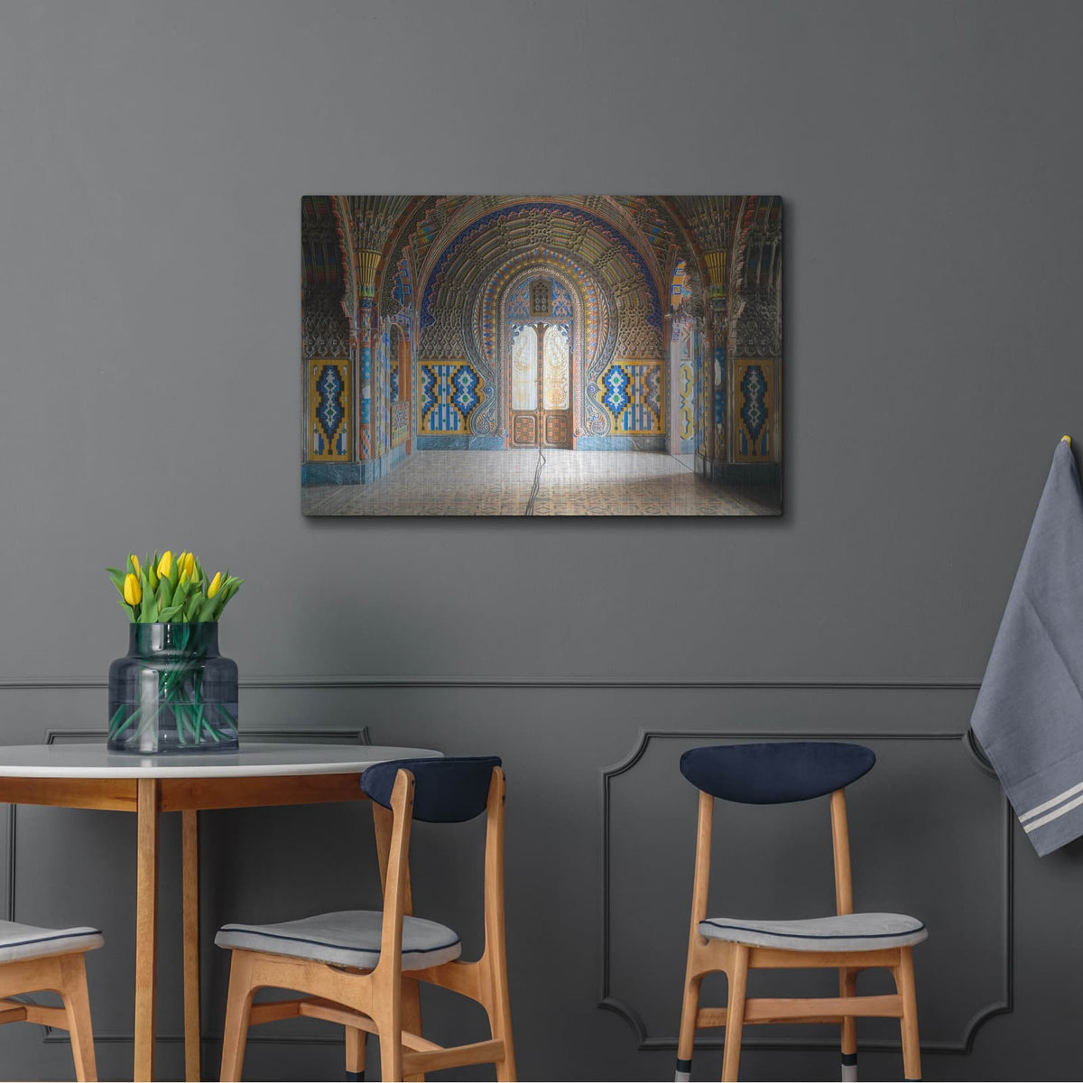 'Castle of Sammezzano II' by Roman Robroek – Metal Wall Art, 36x24 room view