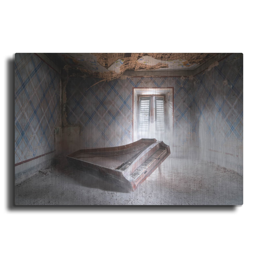 'Dusty Piano' by Roman Robroek – Metal Wall Art