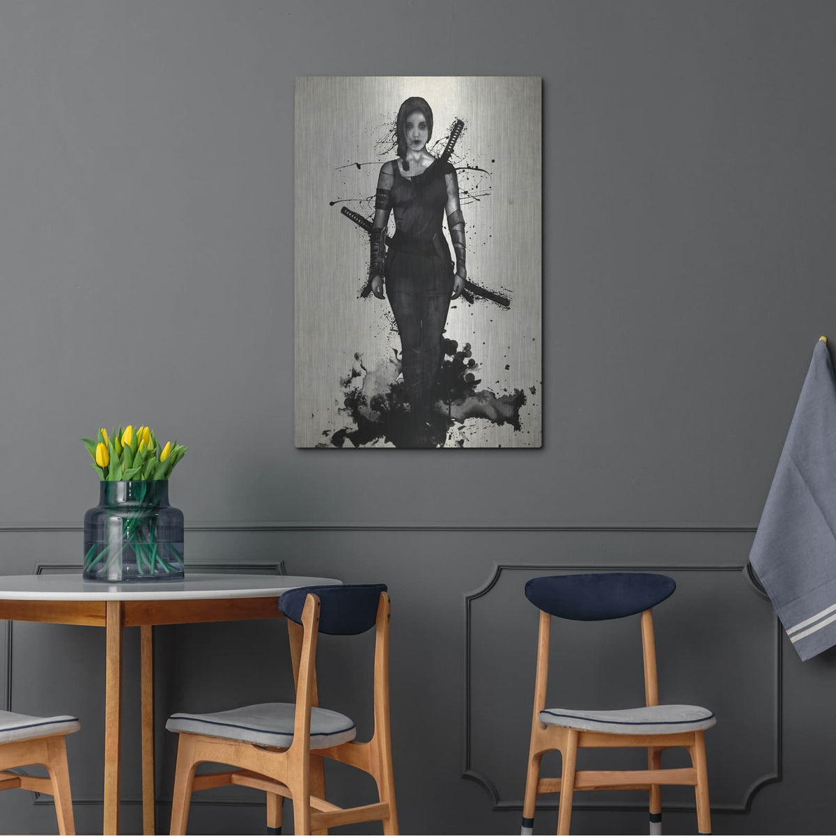 'Onna Bugeisha' by Nicklas Gustafsson – Metal Wall Art, 24x36 room view