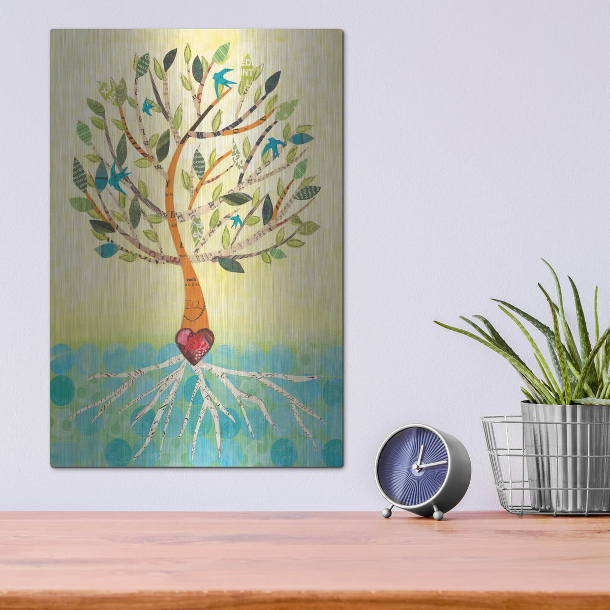'Tree of Life II' by Courtney Prahl – Metal Wall Art, 12x16 room view