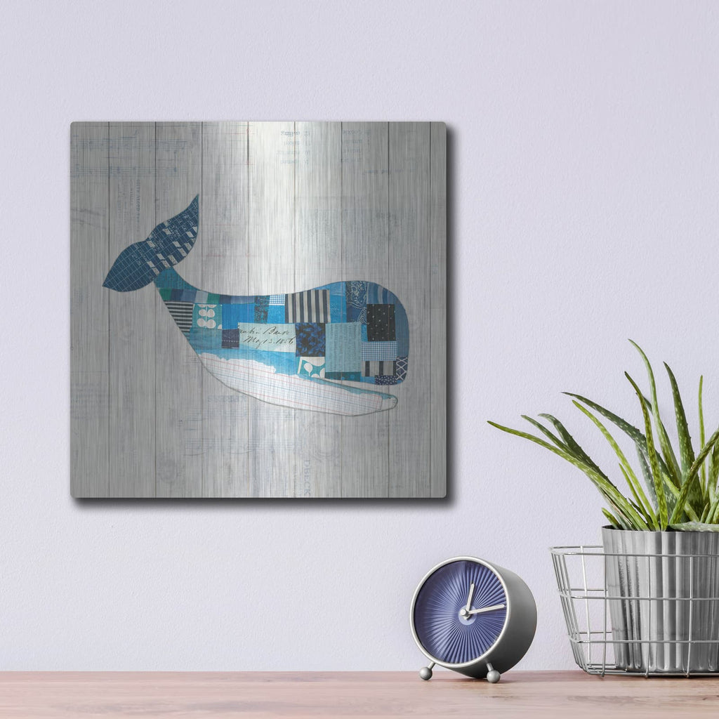 'Wind and Waves II Nautical' by Courtney Prahl – Metal Wall Art, 12x12 room view