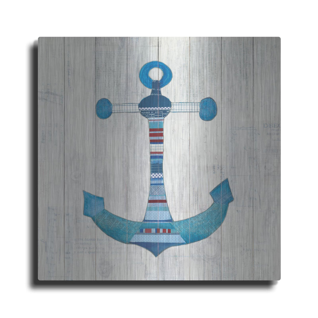 'Wind and Waves IV Nautical' by Courtney Prahl – Metal Wall Art