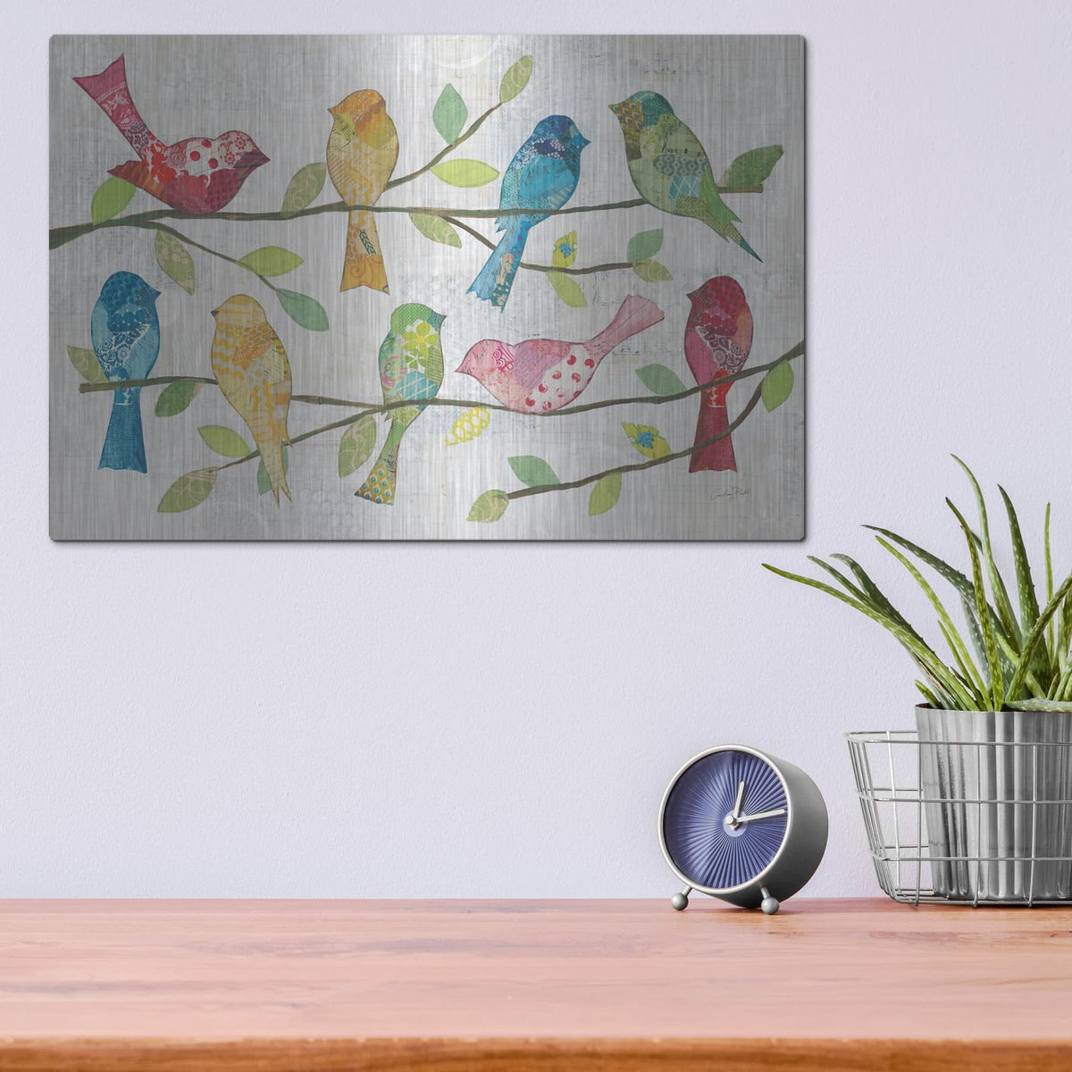 'Catching Up VI' by Courtney Prahl – Metal Wall Art, 16x12 room view