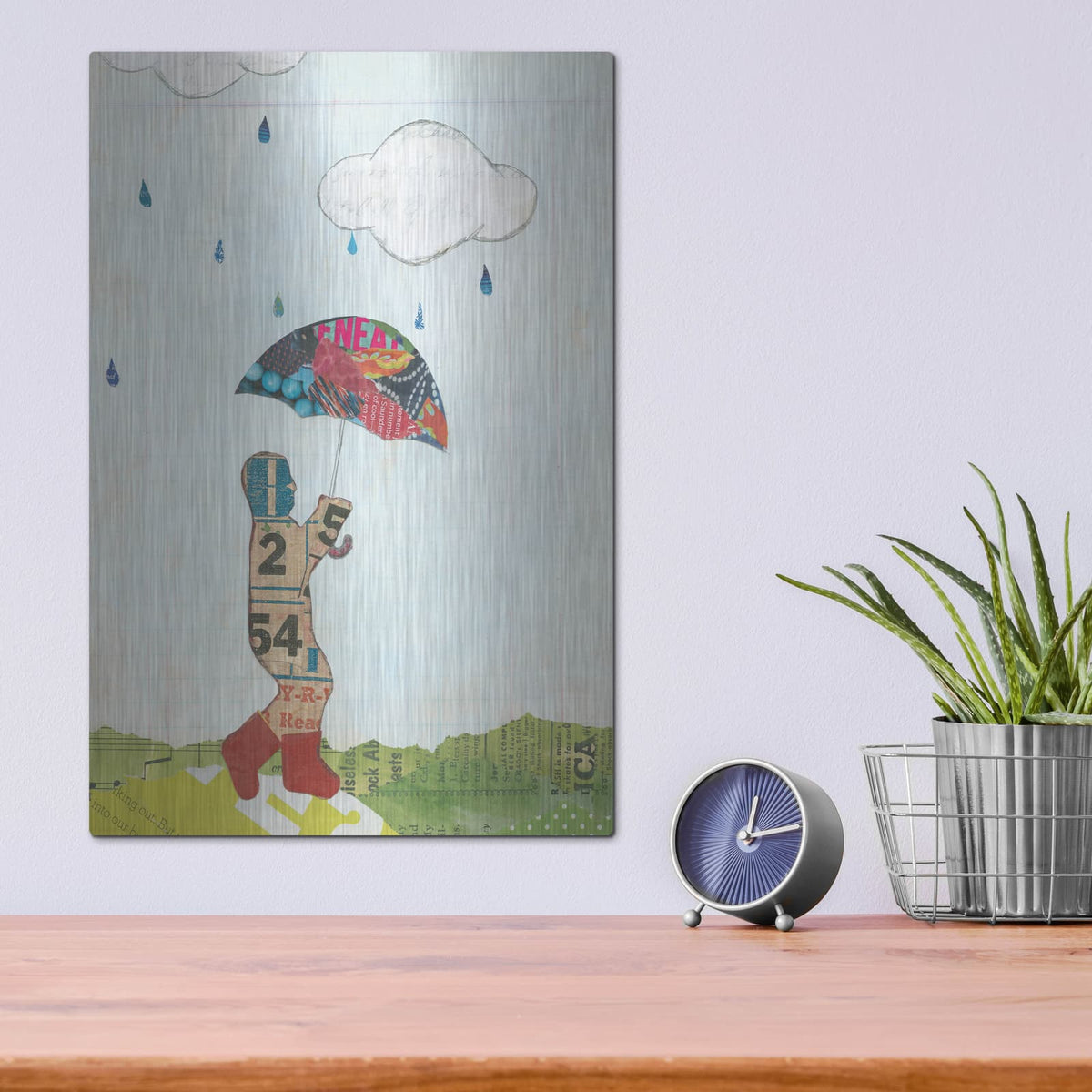 'Rain and Wind III' by Courtney Prahl – Metal Wall Art, 12x16 room view