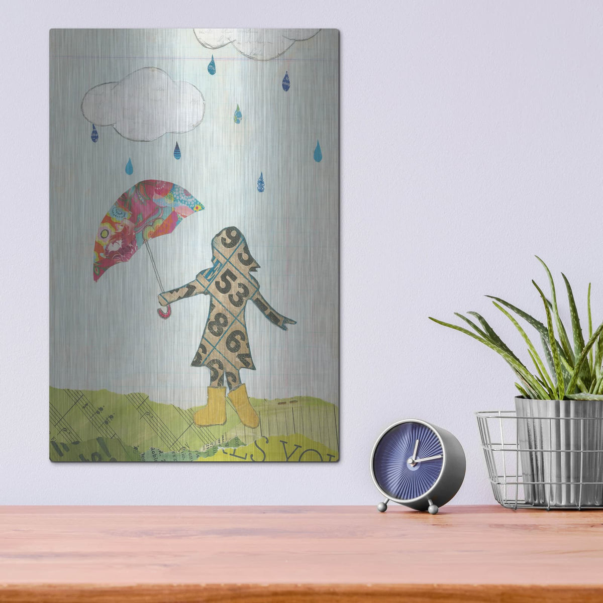 'Rain and Wind IV' by Courtney Prahl – Metal Wall Art, 12x16 room view