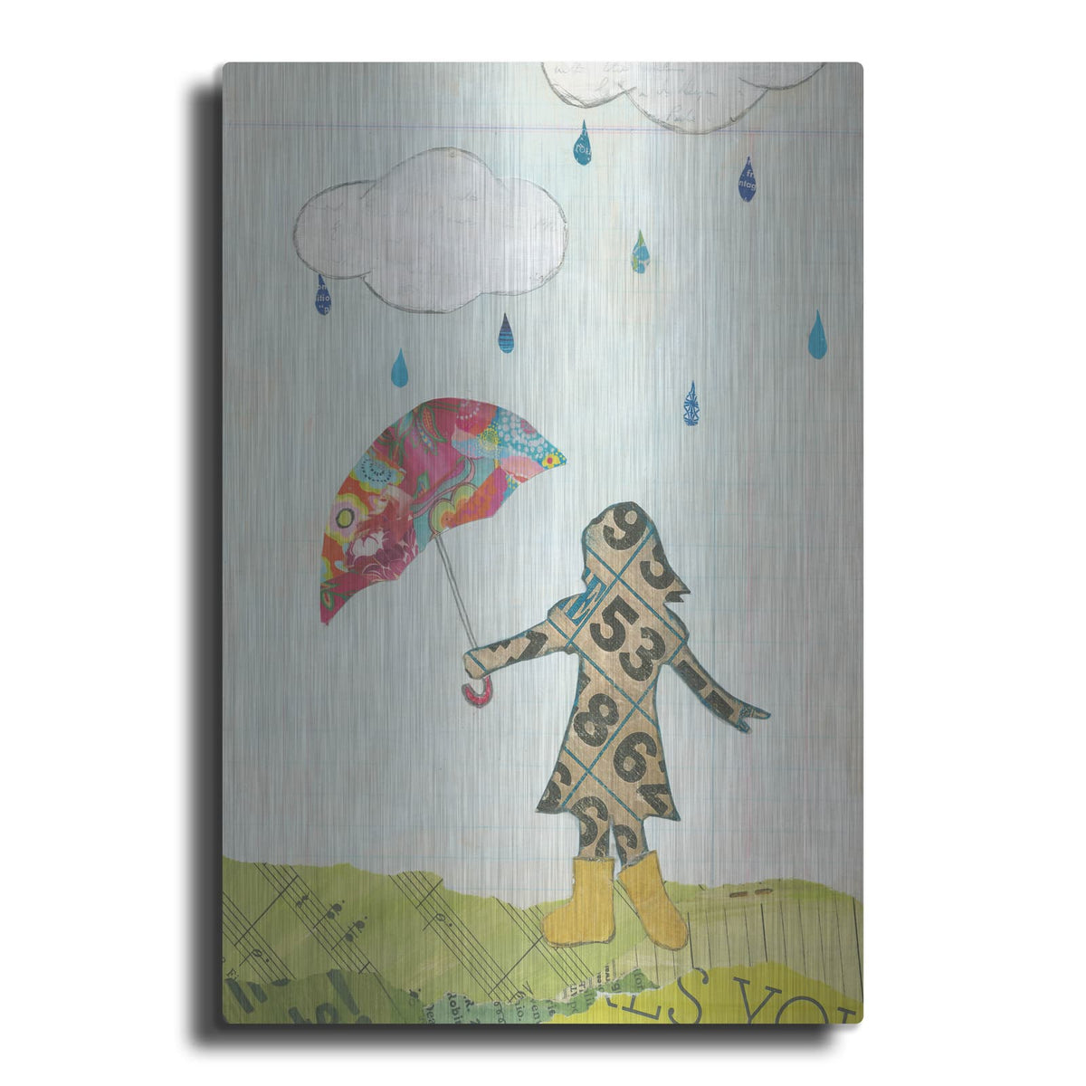 'Rain and Wind IV' by Courtney Prahl – Metal Wall Art