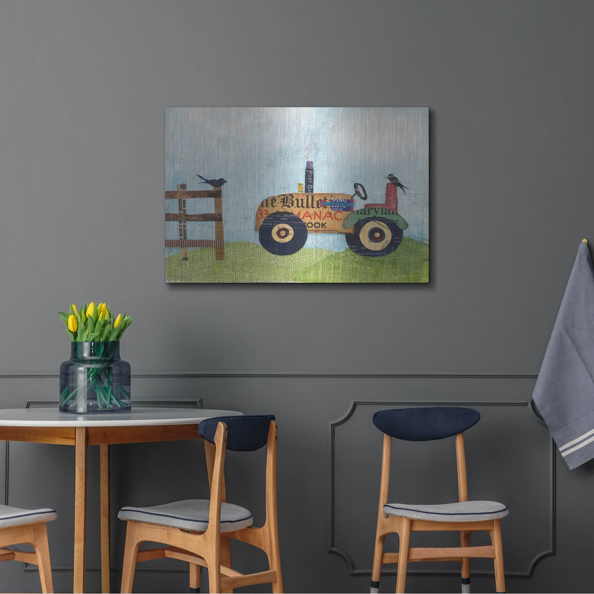 'On the Farm II' by Courtney Prahl – Metal Wall Art, 36x24 room view