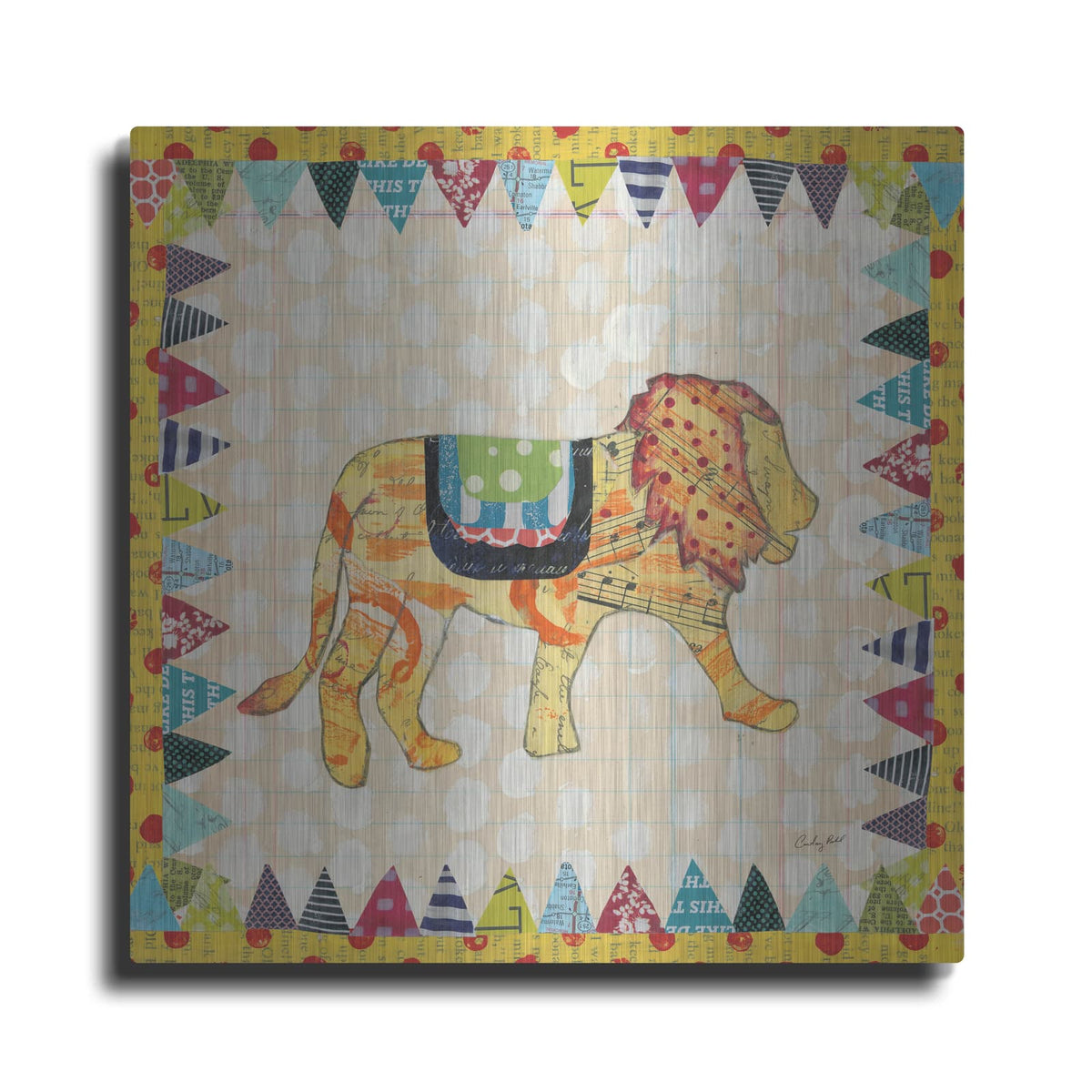 'Circus Fun IV' by Courtney Prahl – Metal Wall Art
