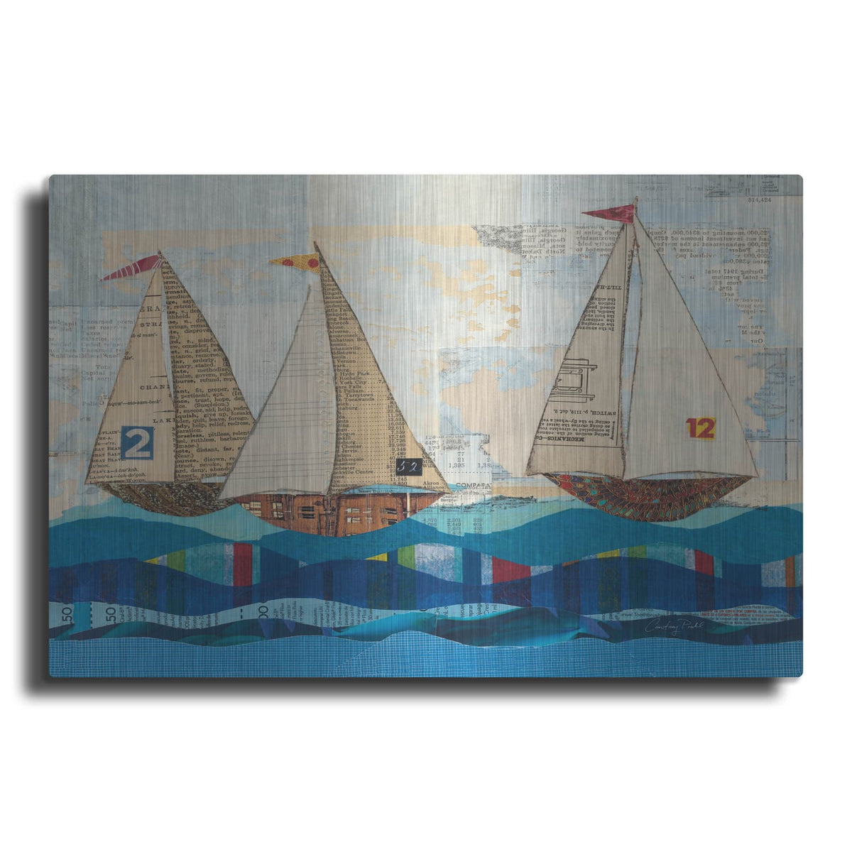 'Sailing no Border' by Courtney Prahl – Metal Wall Art