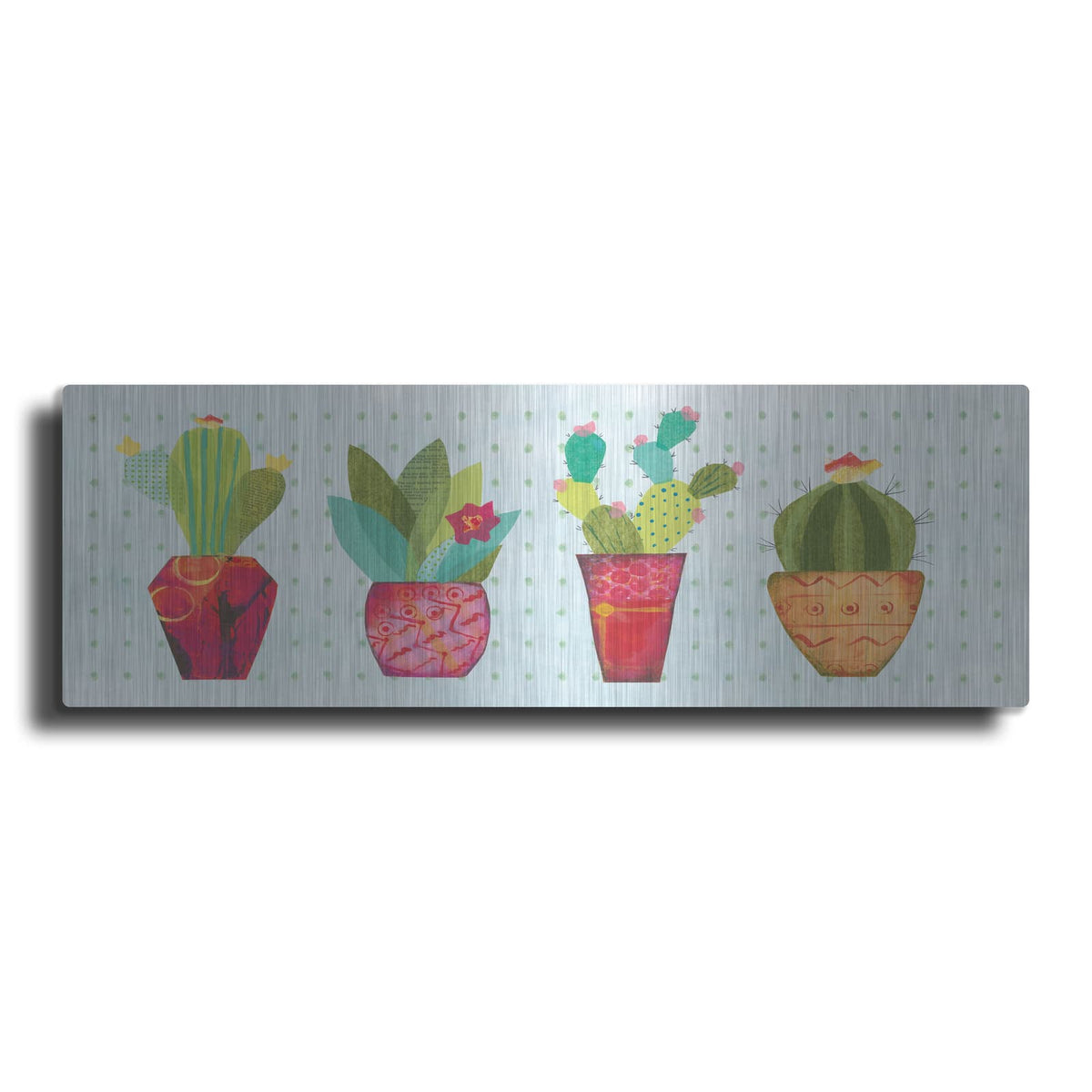 'Southwest Cactus V' by Courtney Prahl – Metal Wall Art