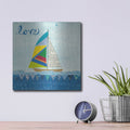 'Rainbow Spinnakers I' by Courtney Prahl – Metal Wall Art, 12x12 room view