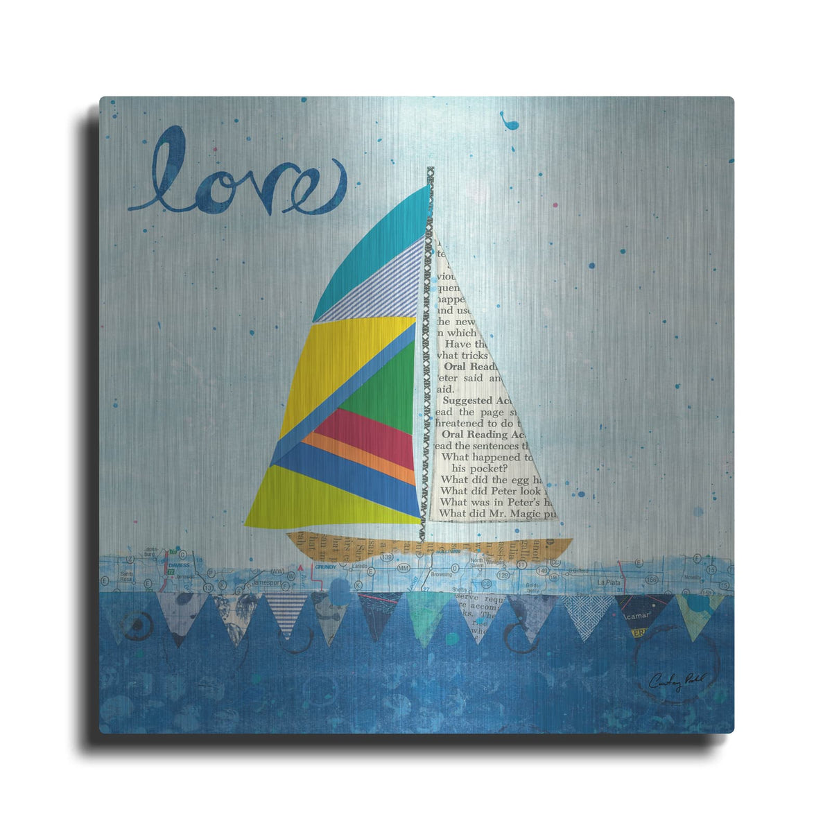 'Rainbow Spinnakers I' by Courtney Prahl – Metal Wall Art