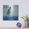 'Rainbow Spinnakers III' by Courtney Prahl – Metal Wall Art, 12x12 room view