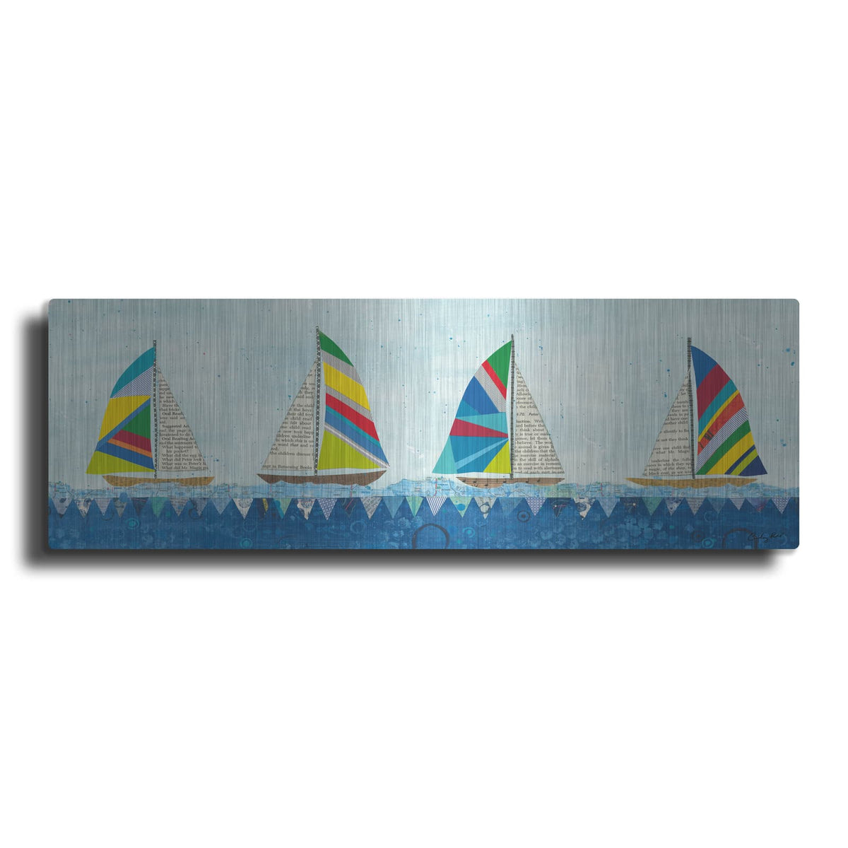 'Rainbow Spinnakers V' by Courtney Prahl – Metal Wall Art