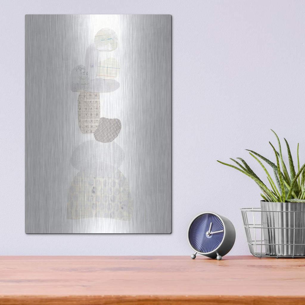 'Whimsy I Neutral' by Courtney Prahl – Metal Wall Art, 12x16 room view