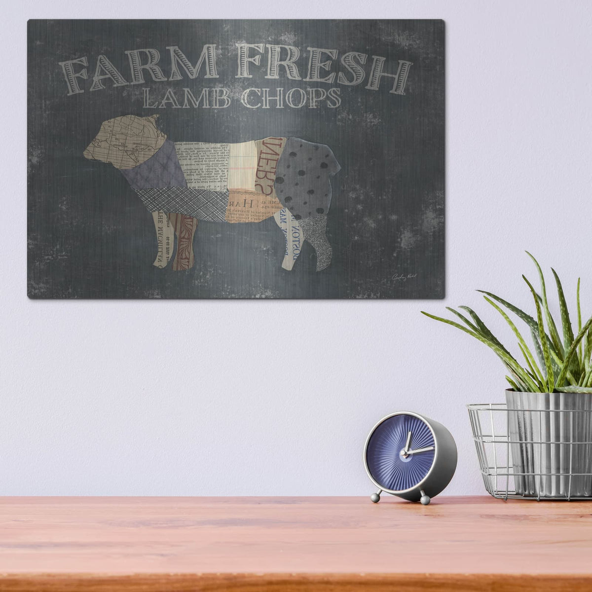 'From the Butcher XIV' by Courtney Prahl – Metal Wall Art, 16x12 room view