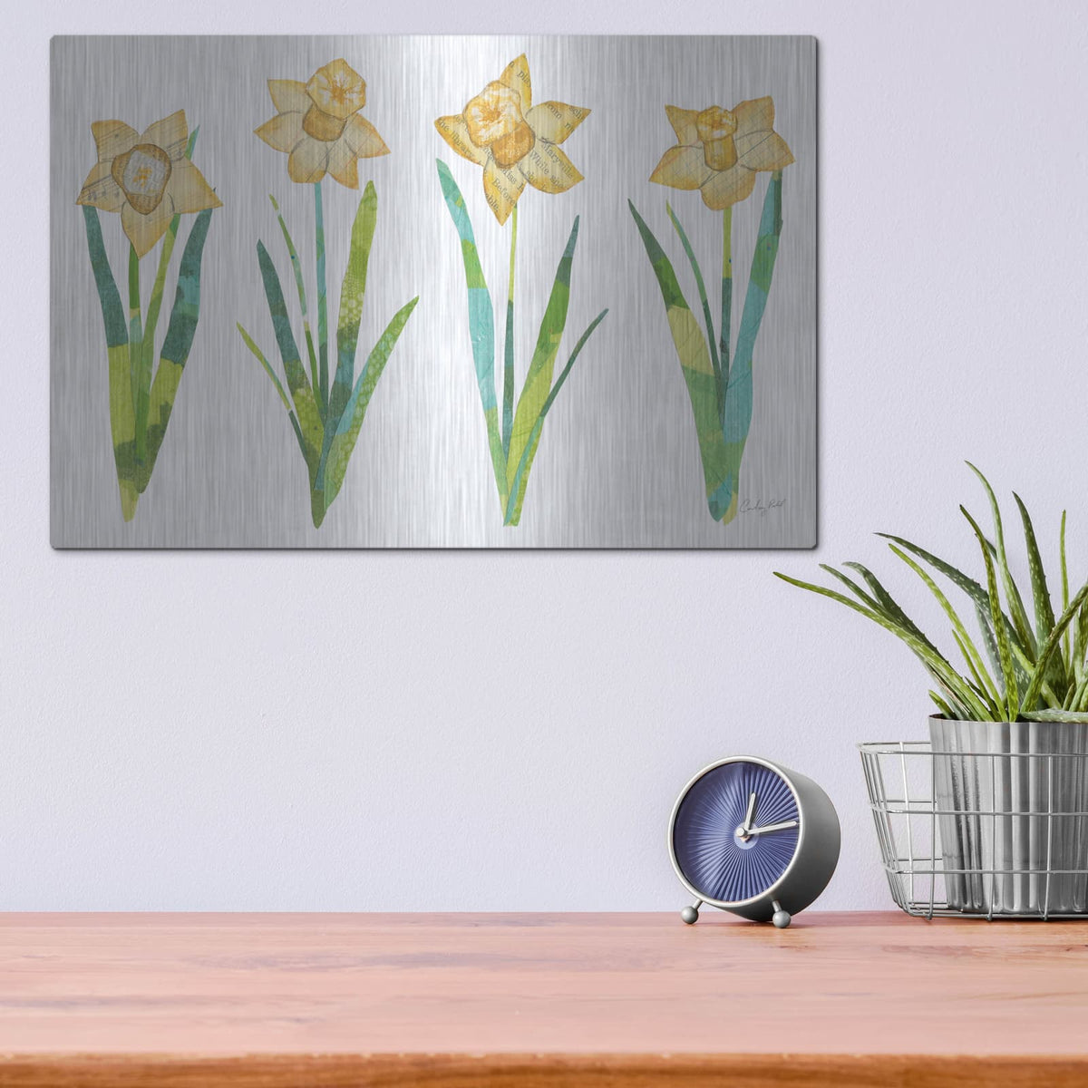 'Spring Has Sprung VII' by Courtney Prahl – Metal Wall Art, 16x12 room view