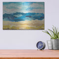 'Abstract Coastal I' by Courtney Prahl – Metal Wall Art, 16x12 room view