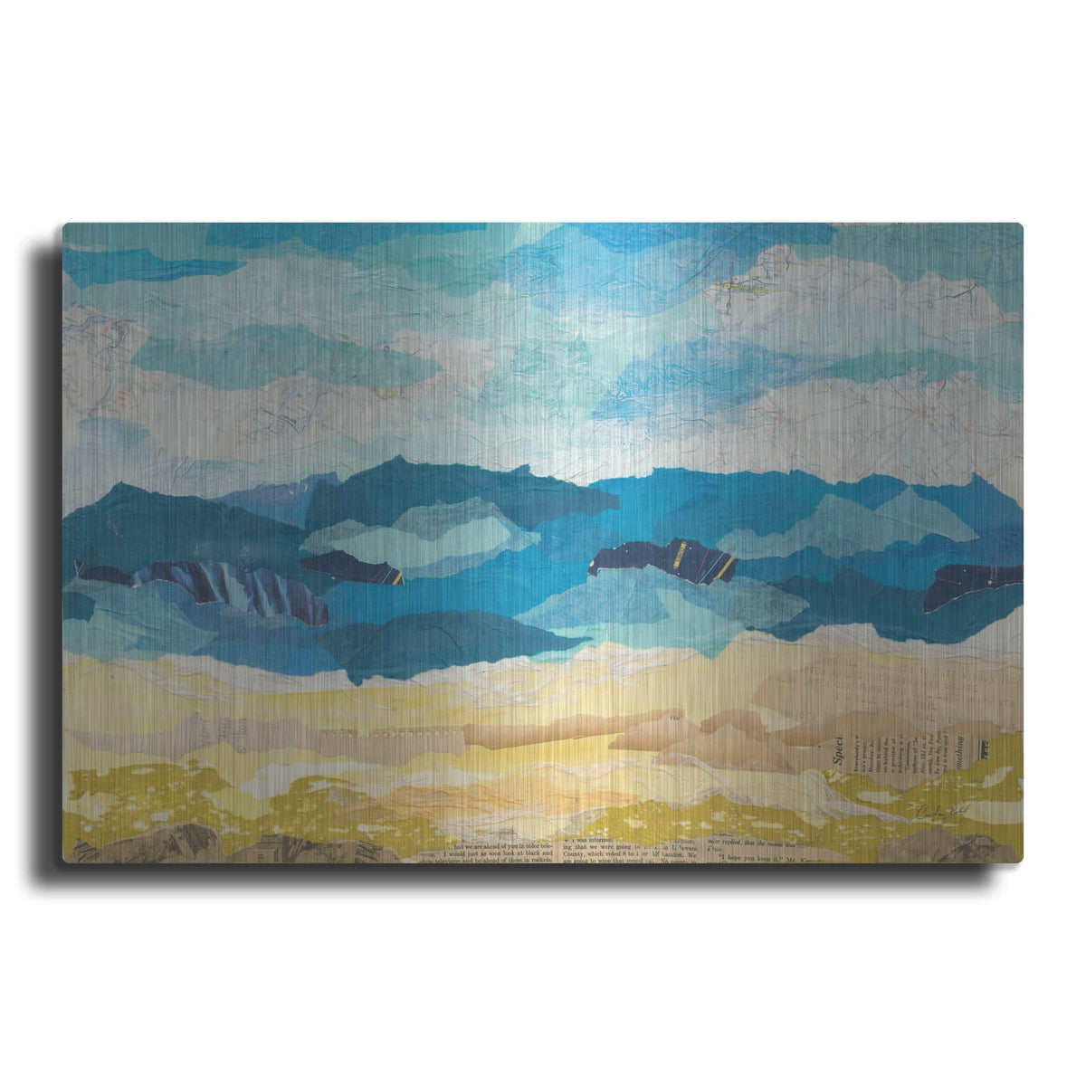 'Abstract Coastal I' by Courtney Prahl – Metal Wall Art