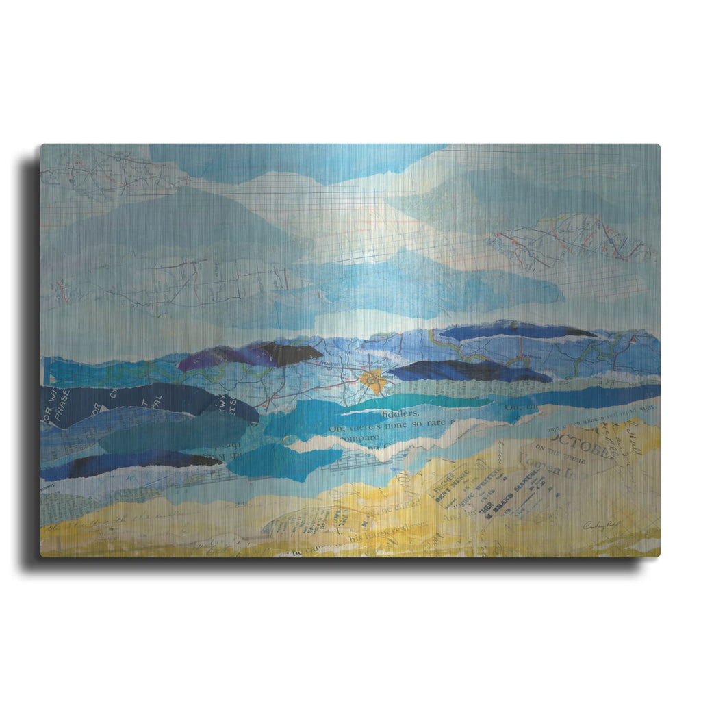 'Abstract Coastal II' by Courtney Prahl – Metal Wall Art