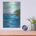 'Abstract Coastal IV' by Courtney Prahl – Metal Wall Art, 12x16 room view
