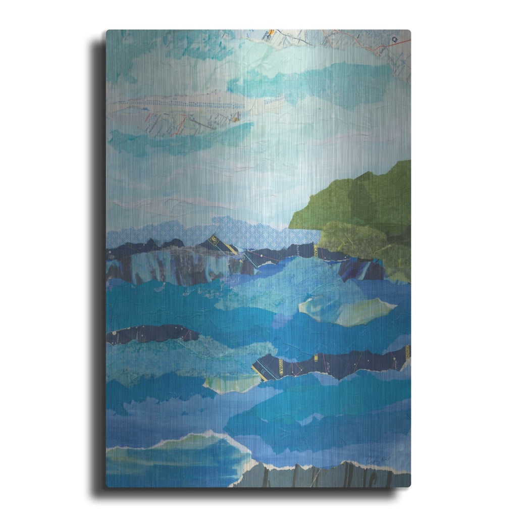 'Abstract Coastal IV' by Courtney Prahl – Metal Wall Art
