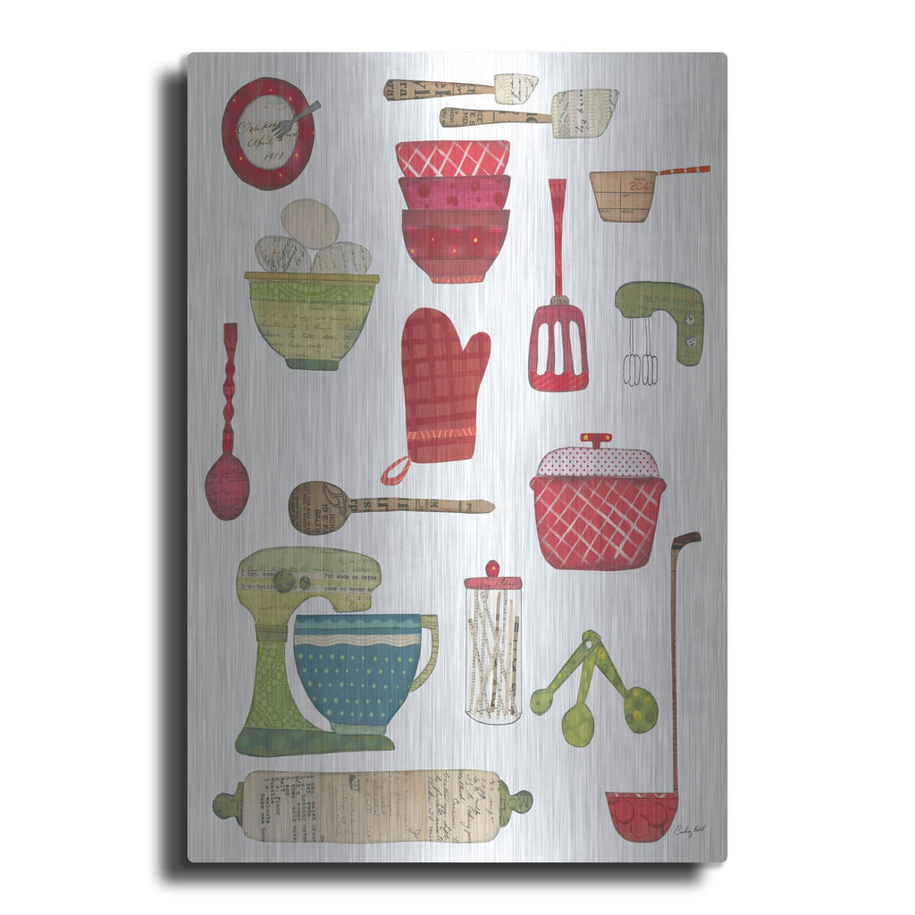 'Cool Kitchen III' by Courtney Prahl – Metal Wall Art