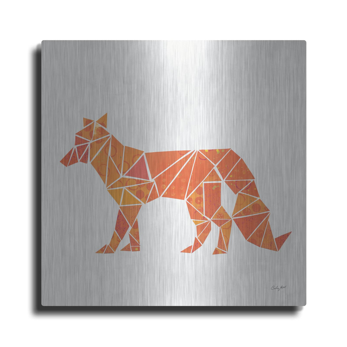 'Geometric Animal II' by Courtney Prahl – Metal Wall Art