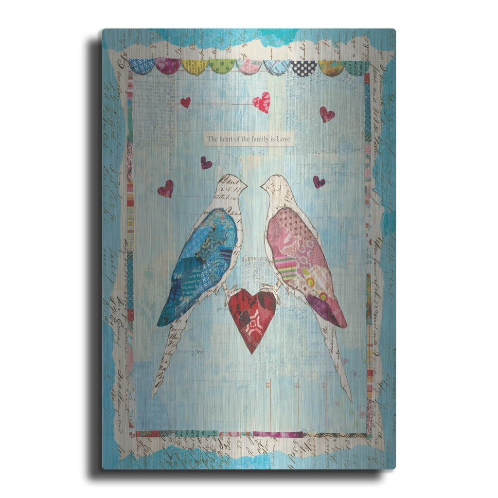 'Love Birds' by Courtney Prahl – Metal Wall Art