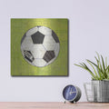 'Play Ball III Bright' by Courtney Prahl – Metal Wall Art, 12x12 room view