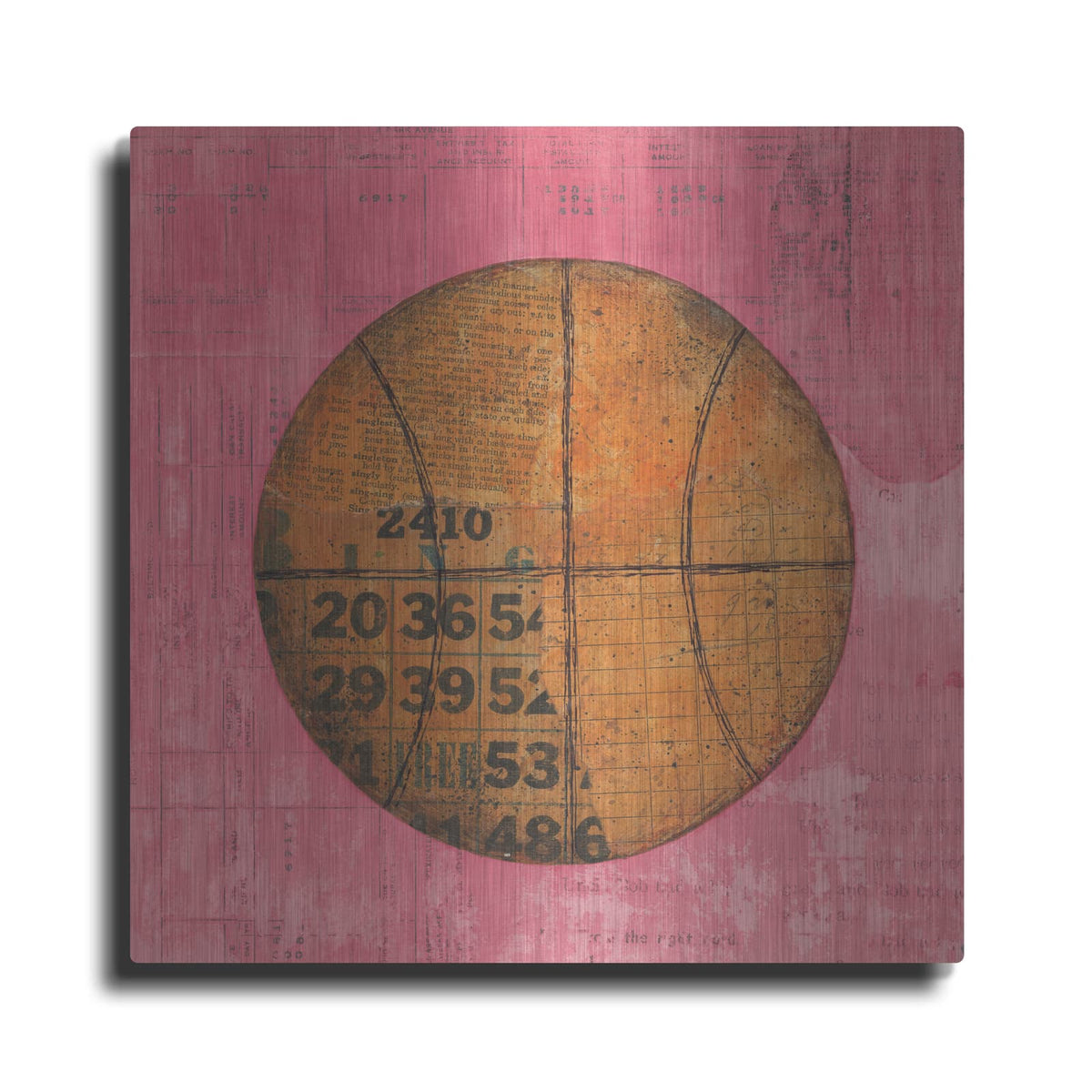 'Play Ball IV Bright' by Courtney Prahl – Metal Wall Art