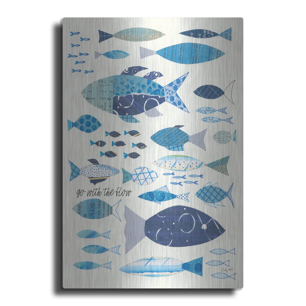 'Go With the Flow II' by Courtney Prahl – Metal Wall Art