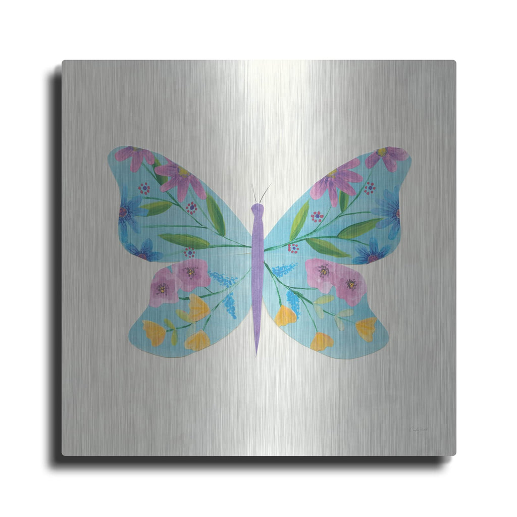 'Butterfly Garden IV' by Courtney Prahl – Metal Wall Art