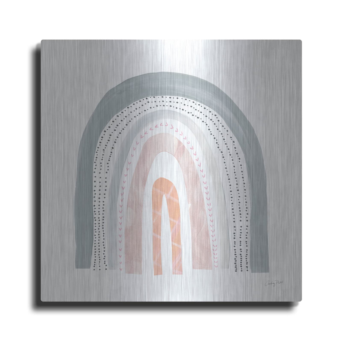 'Boho Rainbow I' by Courtney Prahl – Metal Wall Art