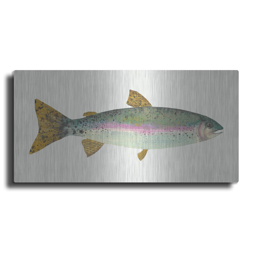 'Angling in the Stream I' by Courtney Prahl – Metal Wall Art