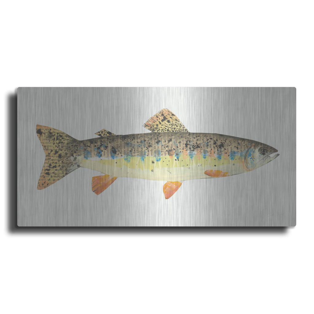 'Angling in the Stream III' by Courtney Prahl – Metal Wall Art