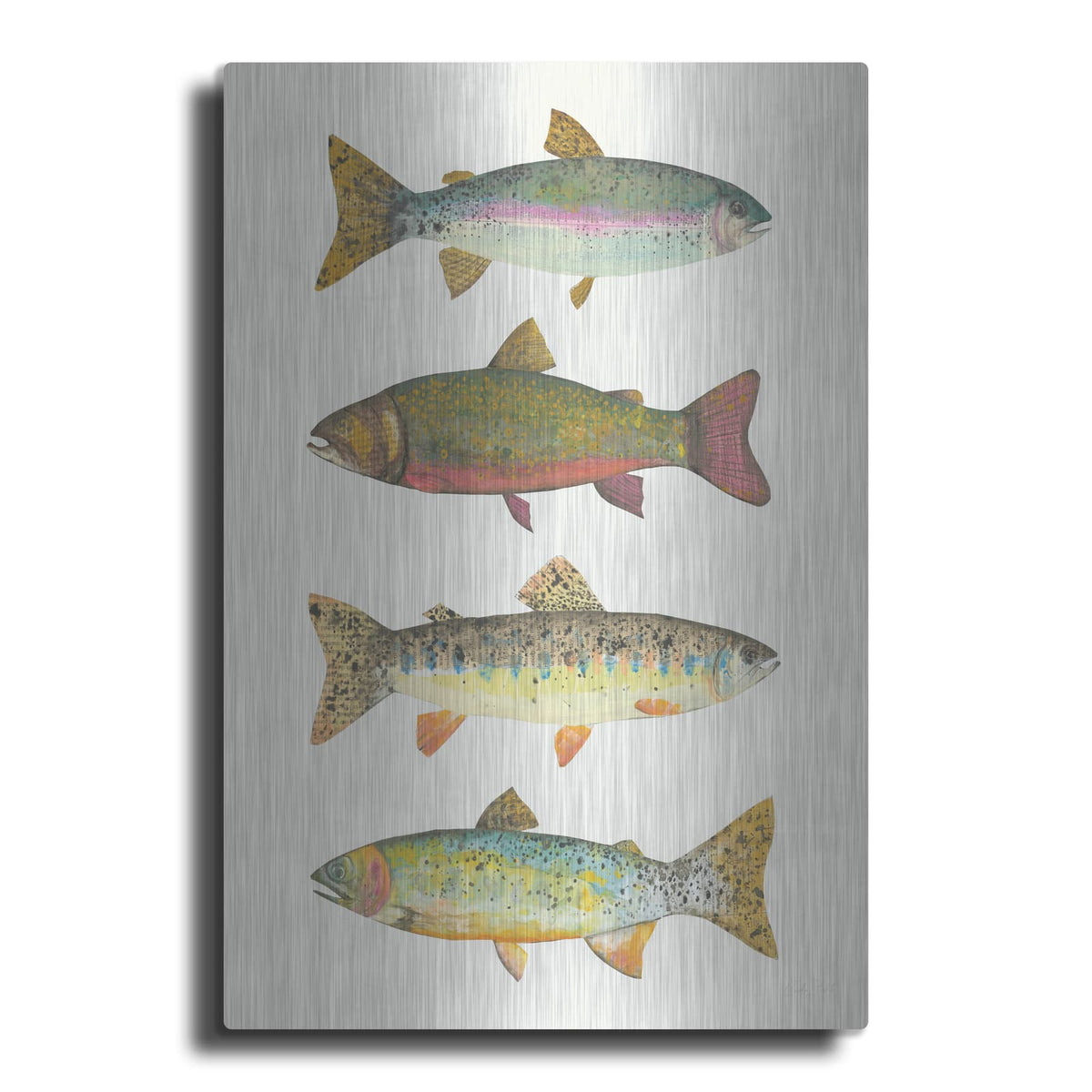 'Angling in the Stream V' by Courtney Prahl – Metal Wall Art