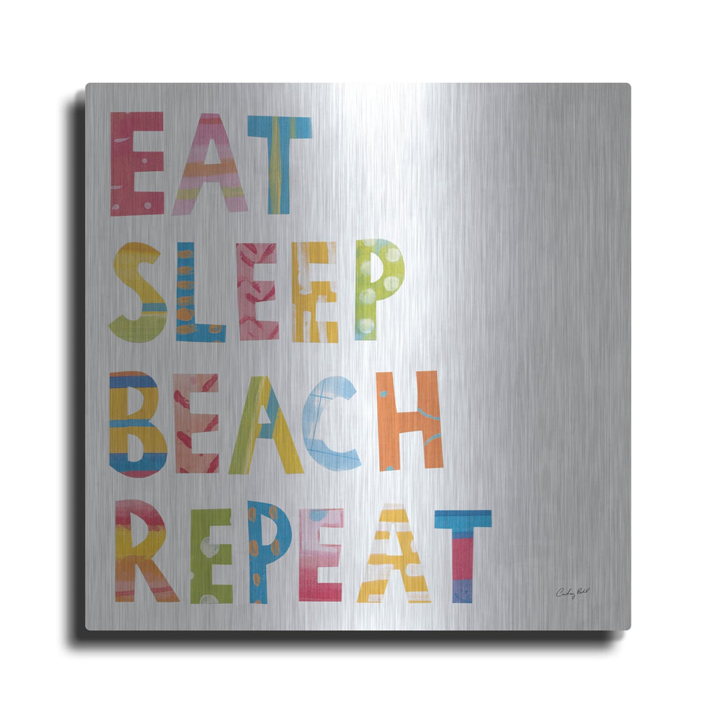 'Sea Sand Sun I' by Courtney Prahl – Metal Wall Art