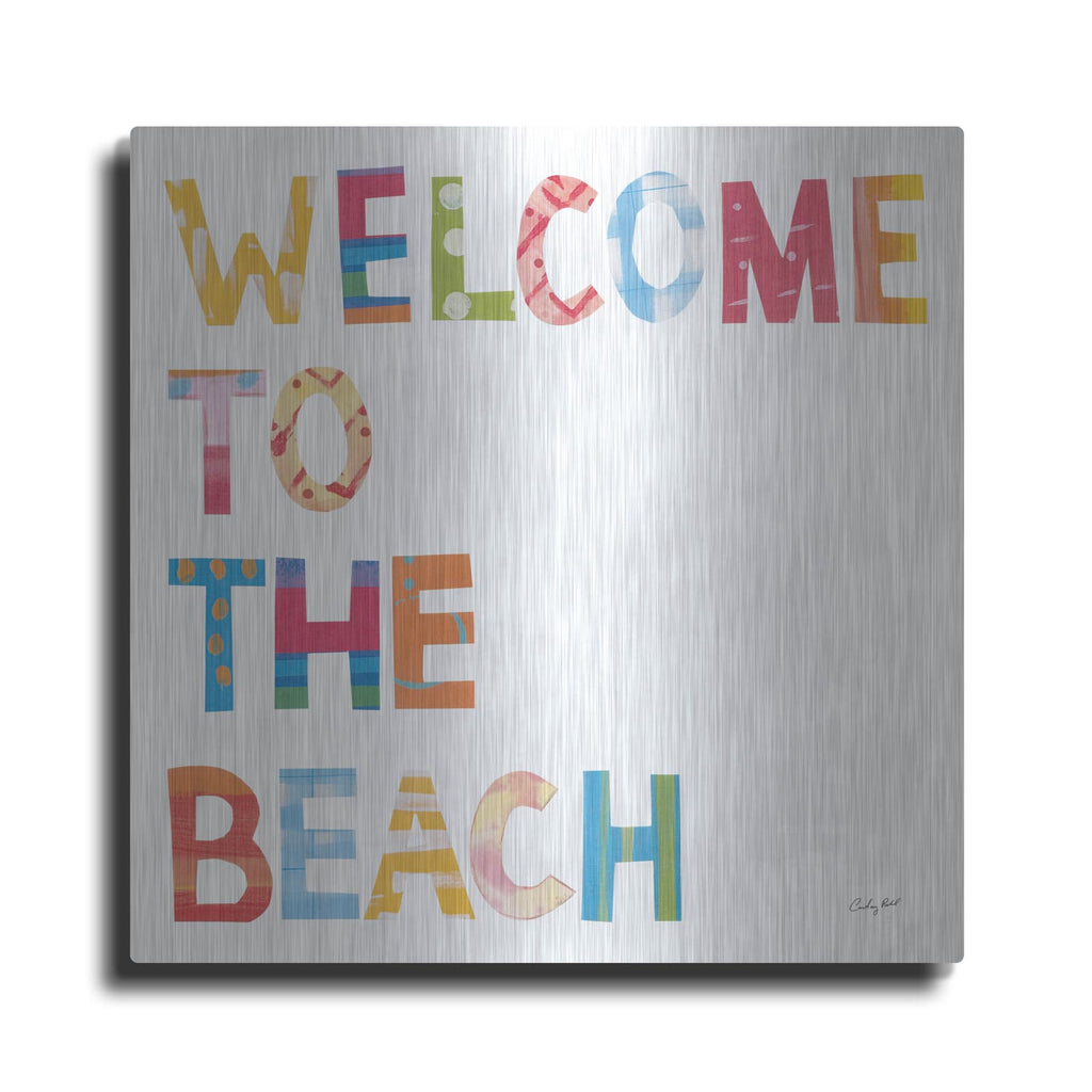 'Sea Sand Sun III' by Courtney Prahl – Metal Wall Art
