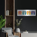 'Sea Sand Sun VIII' by Courtney Prahl – Metal Wall Art, 36x12 room view