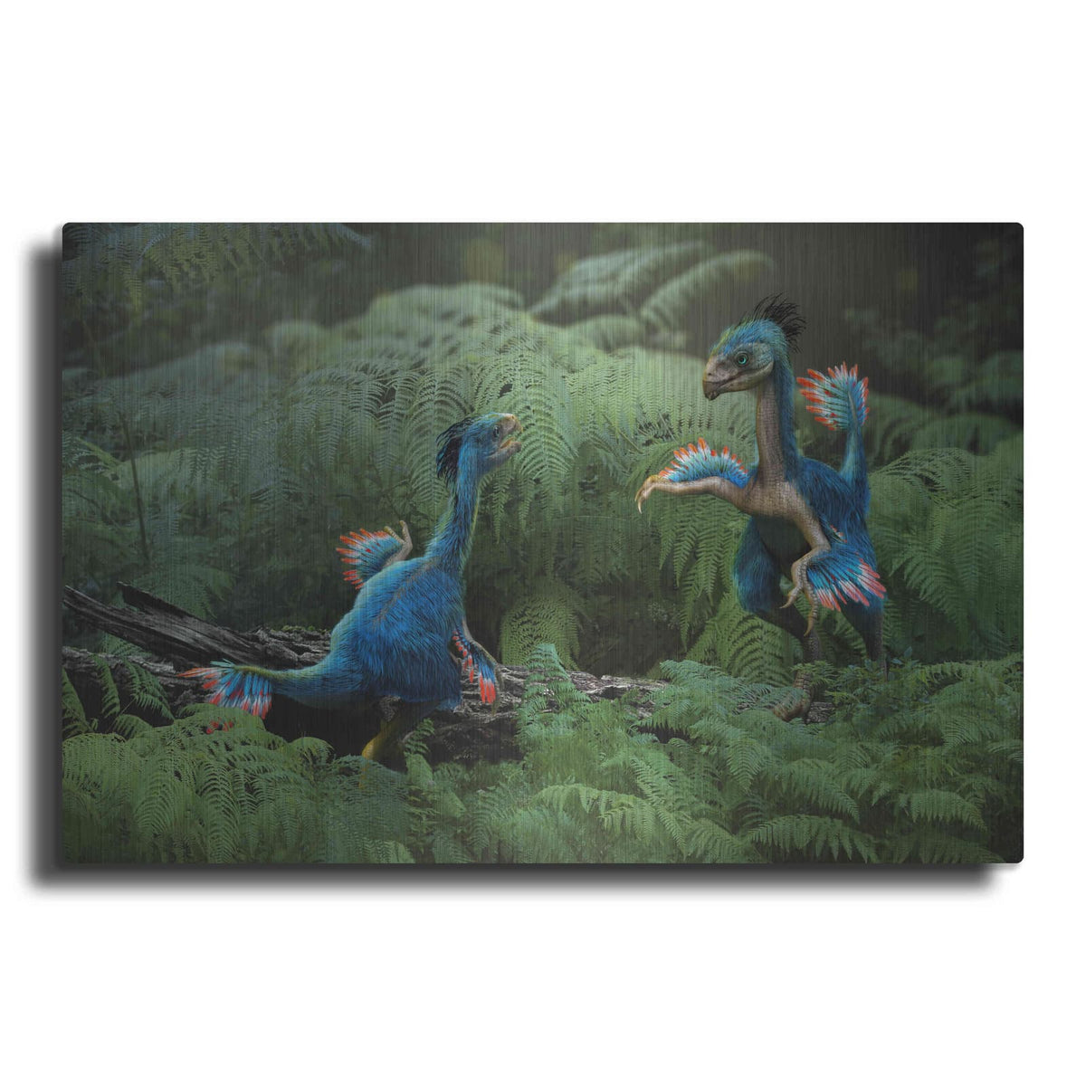'Caudipteryx' by Damir Martin – Metal Wall Art
